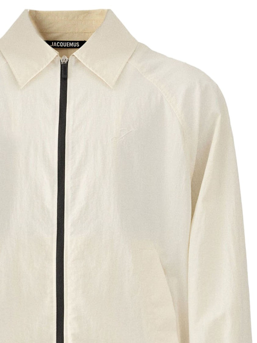 Jacquemus Lightweight Nylon Windjacket With Pointed Collar
