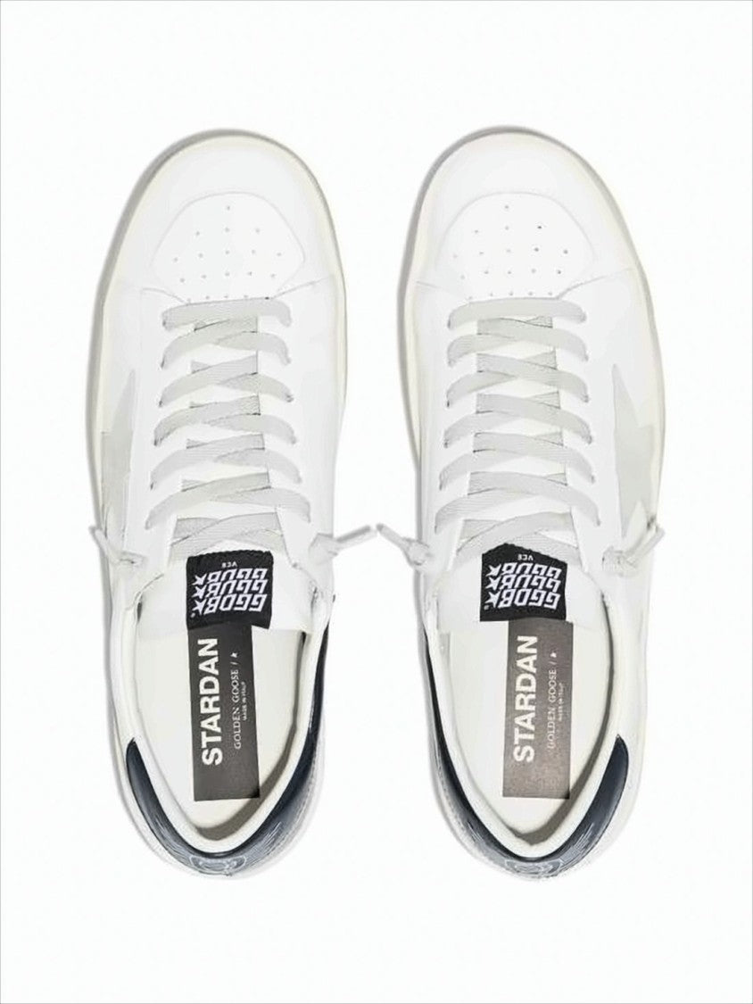 Golden Goose Low-Top Sneakers With Grey Star Detail