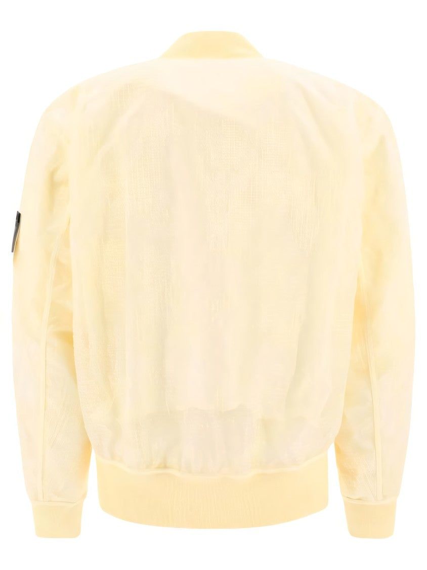 Stone Island Bomber Jacket With Subtle Texture