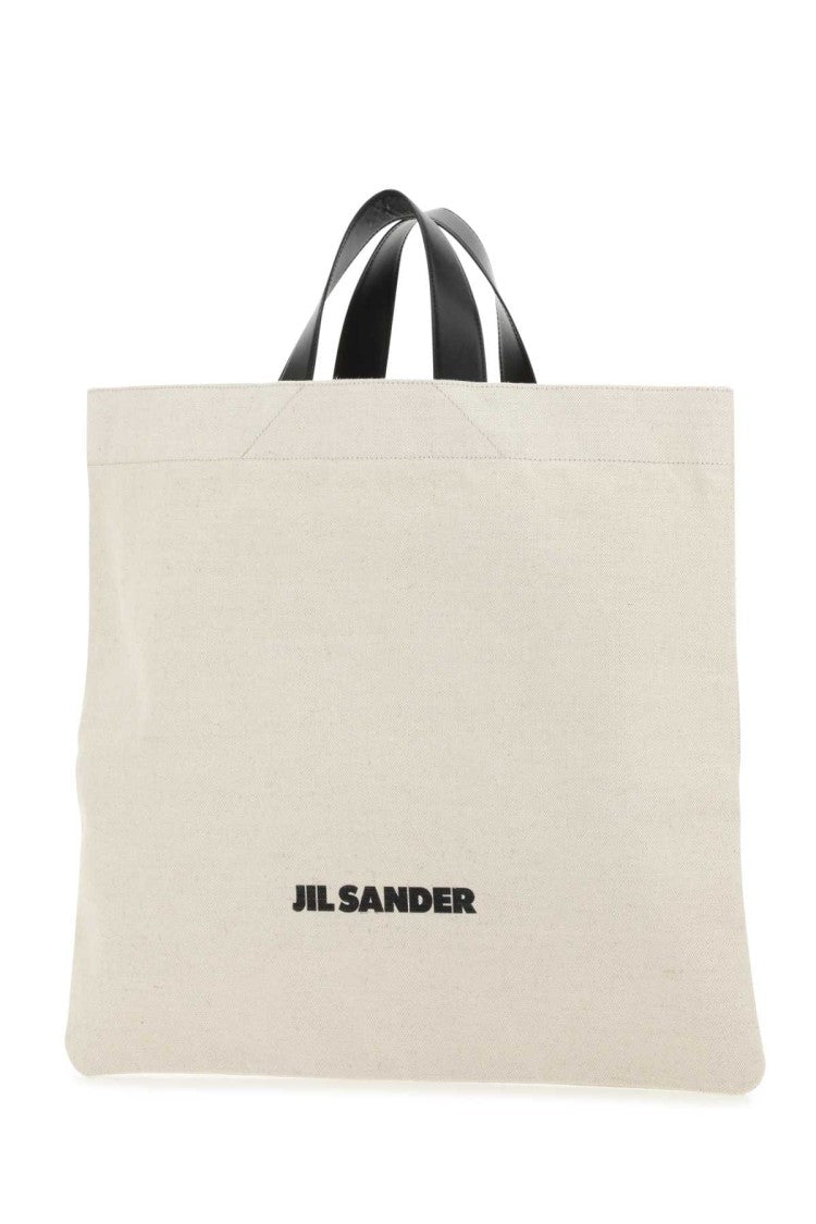 Jil Sander Sand Canvas Shopping Bag