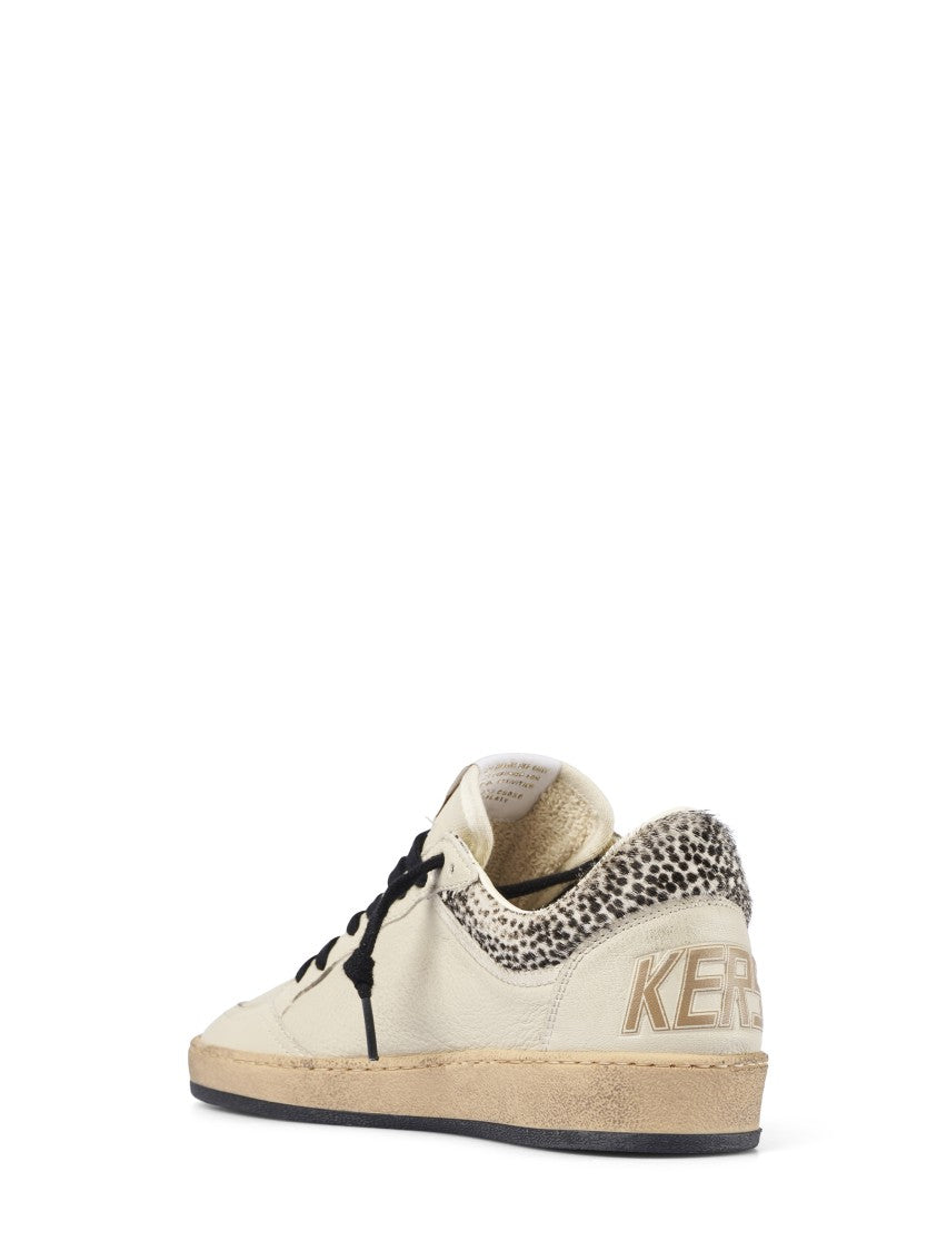 Golden Goose Nappa Leather Sneakers With Suede Star Detail