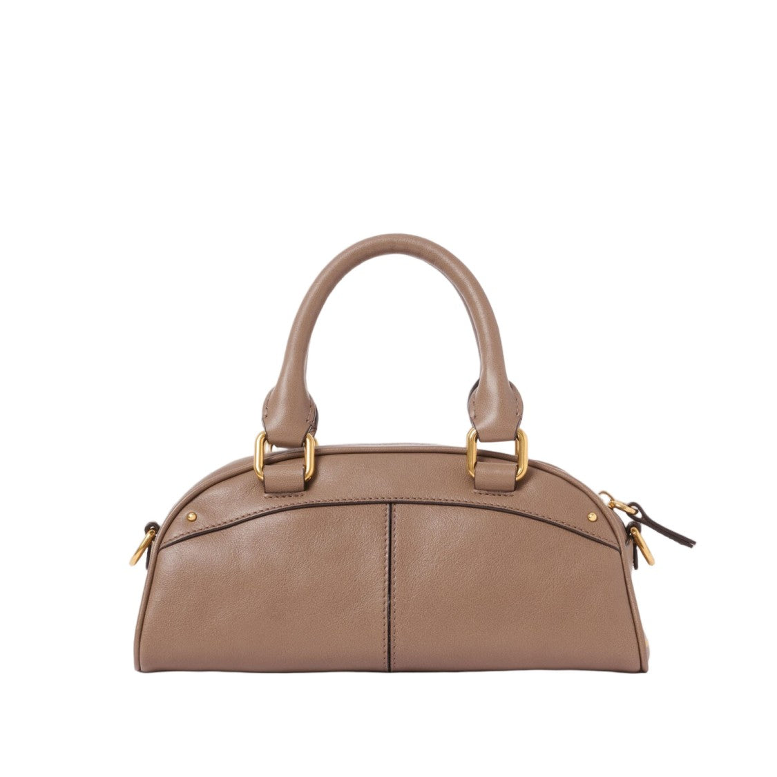 Chloé Structured Handbag In Soft Beige Calf Leather