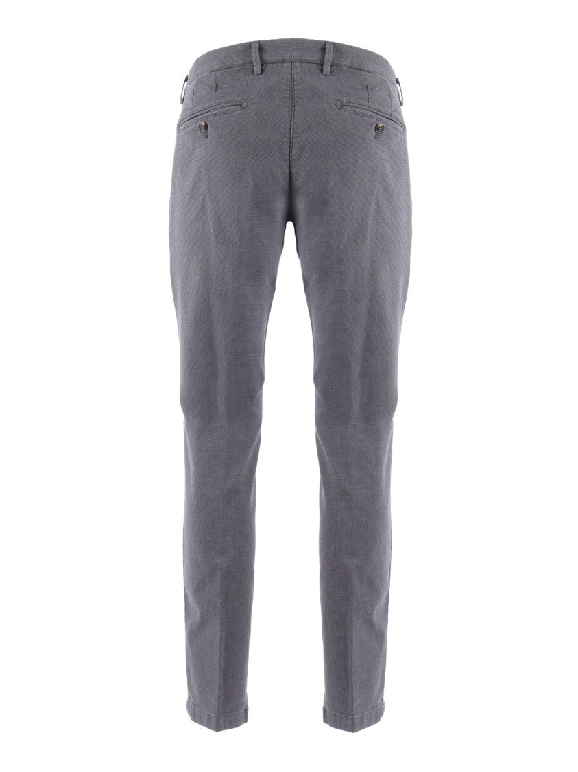 Briglia Tailored Grey Pants With Tapered Leg