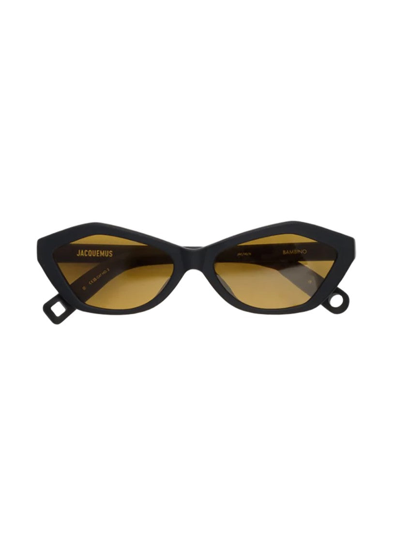 Jacquemus Cat-Eye Acetate Sunglasses With Bold Angular Design