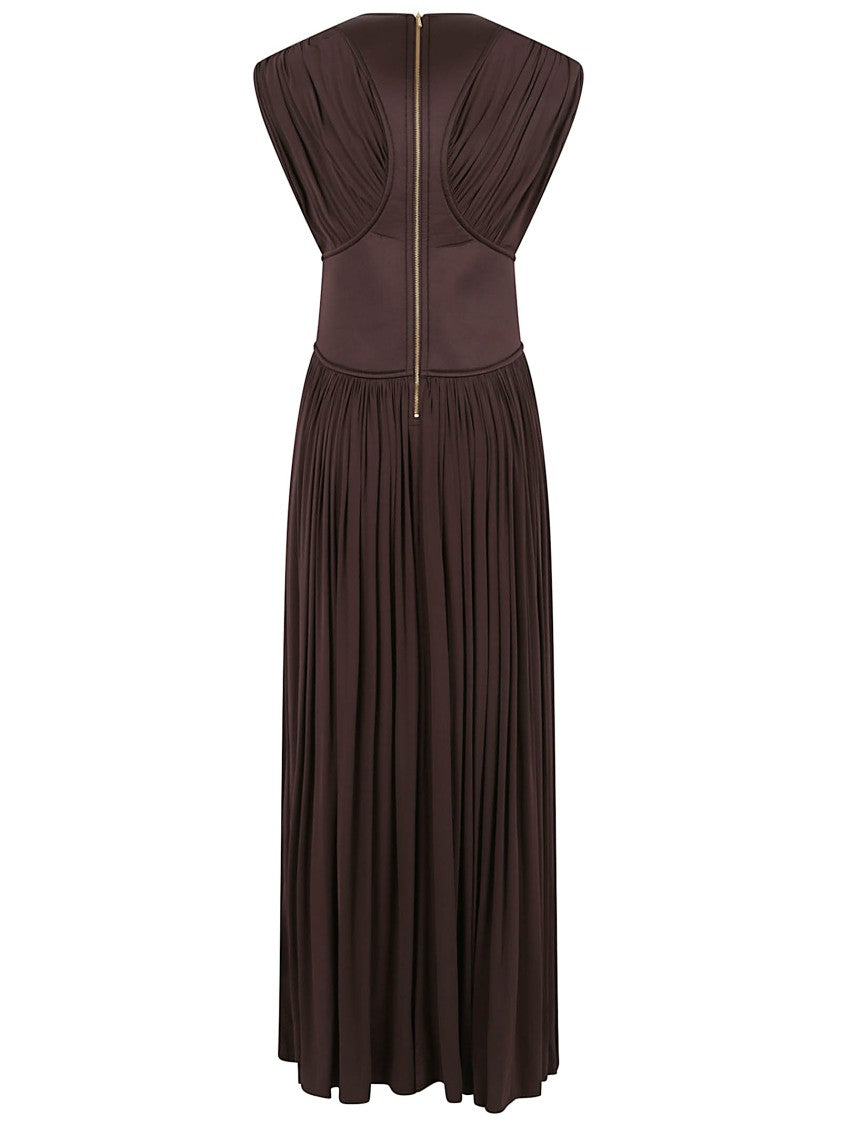 Zimmermann Flowing Maxi Dress With Elegant Pleats
