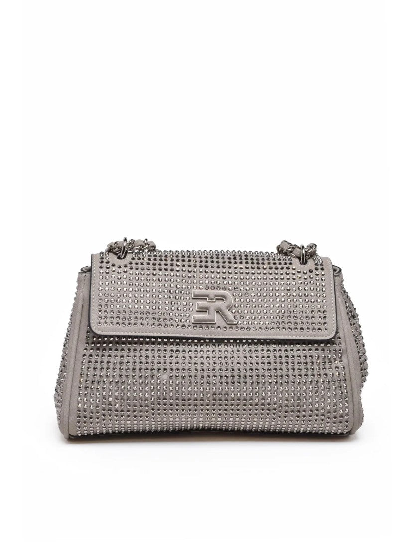 Ermanno Firenze Silver Polyurethane Verly Shoulder Bag