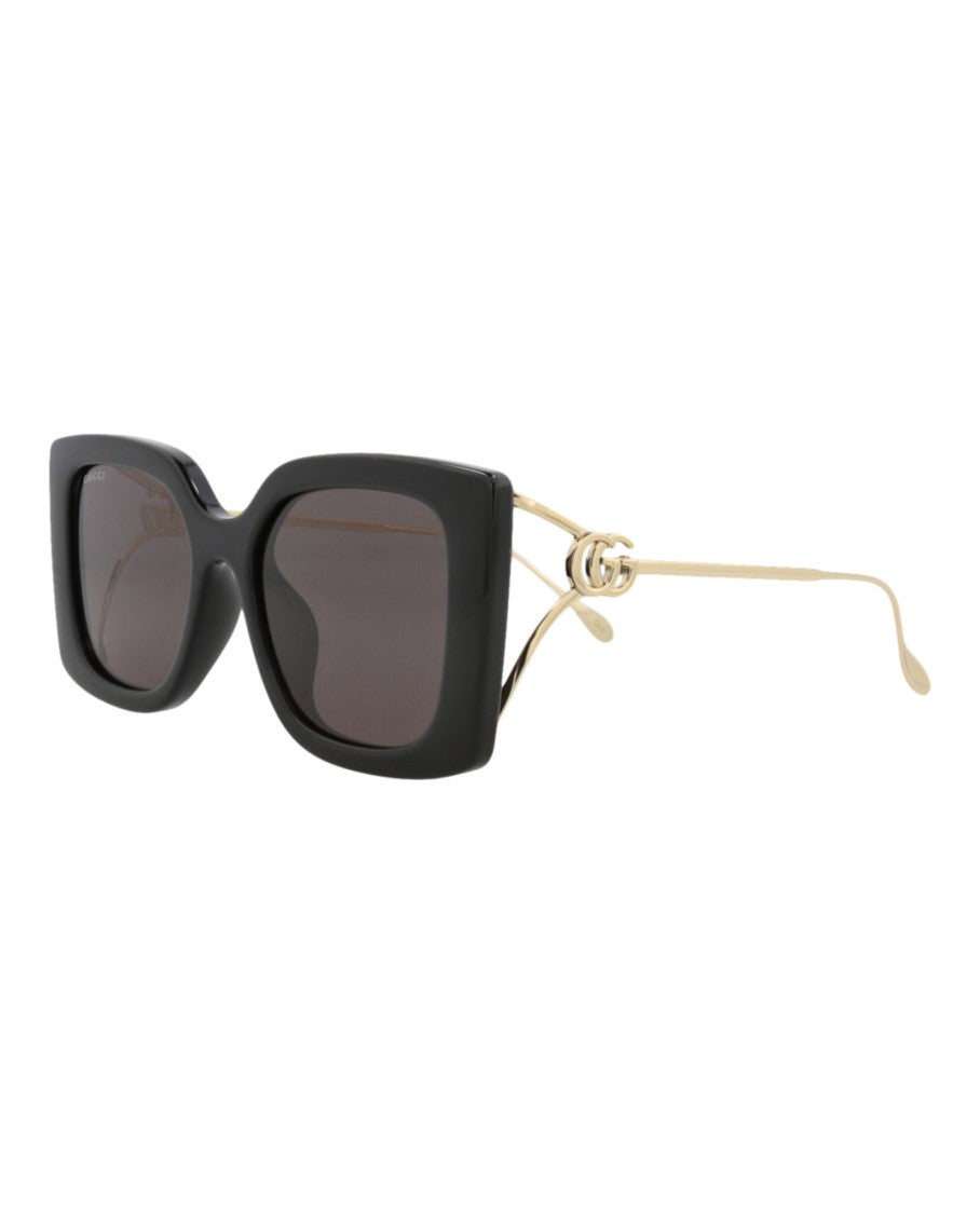 Gucci Square-Frame Injection Sunglasses