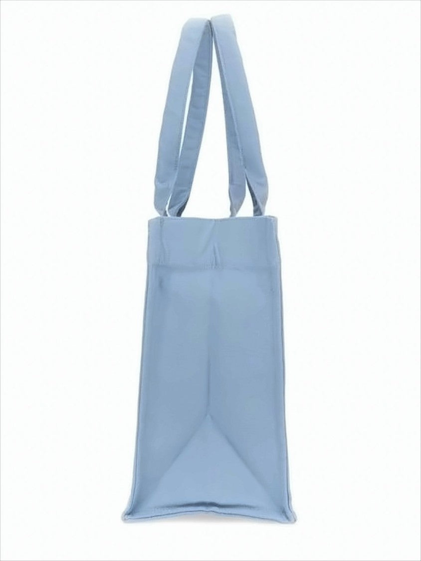 Ganni Rectangular Shoulder Bag In Soft Blue