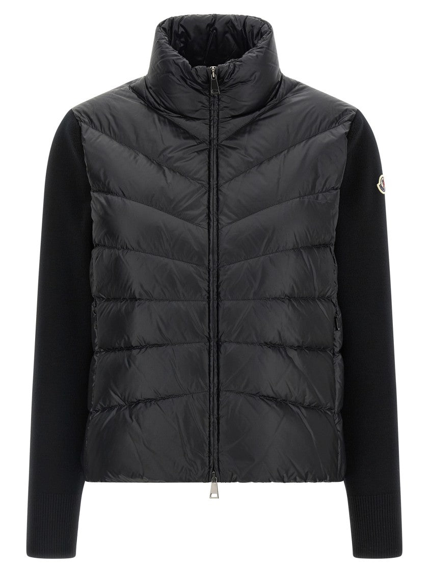 Moncler Tricot Sleeve Down Jacket