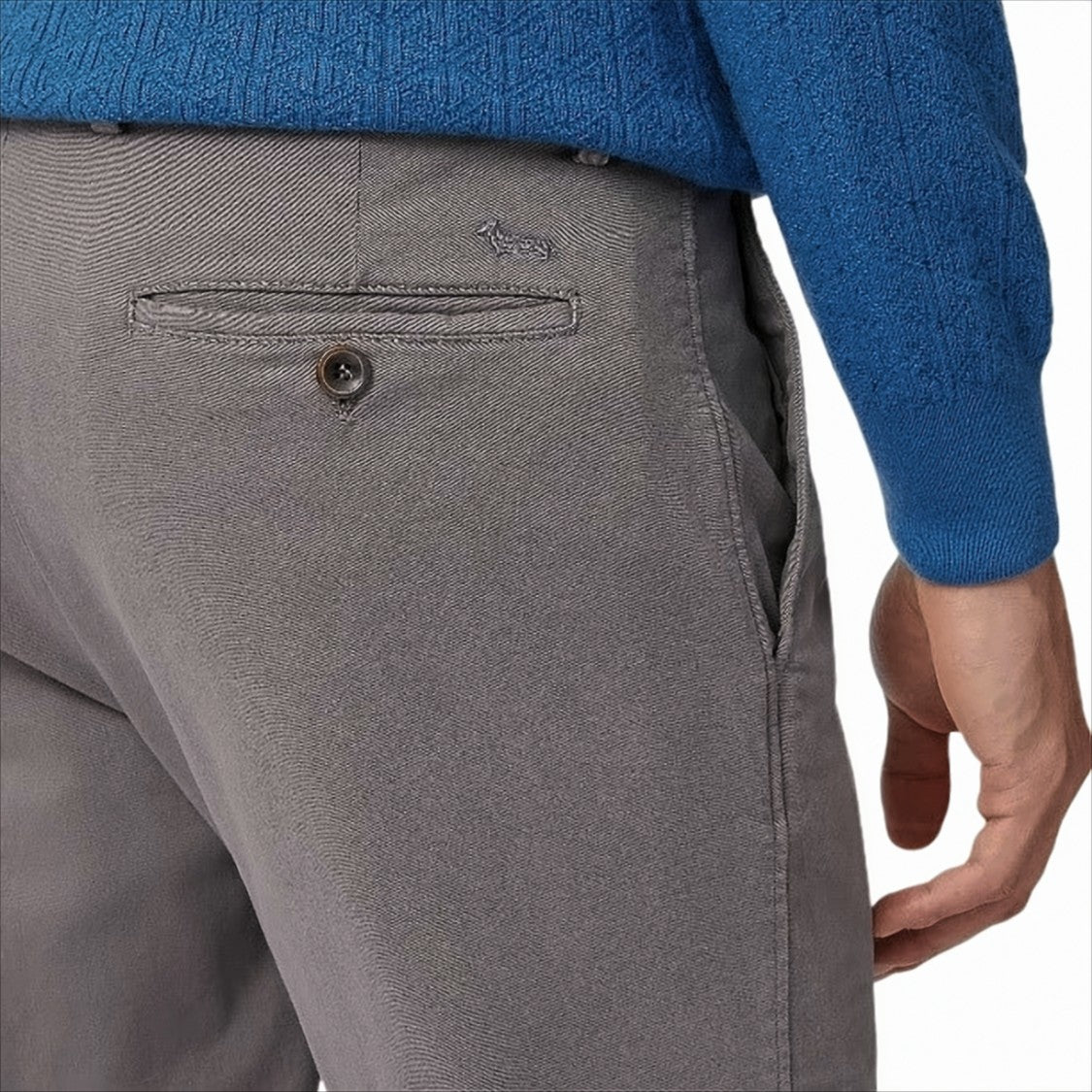 Harmont & Blaine Tailored Gray Trousers With Subtle Texture