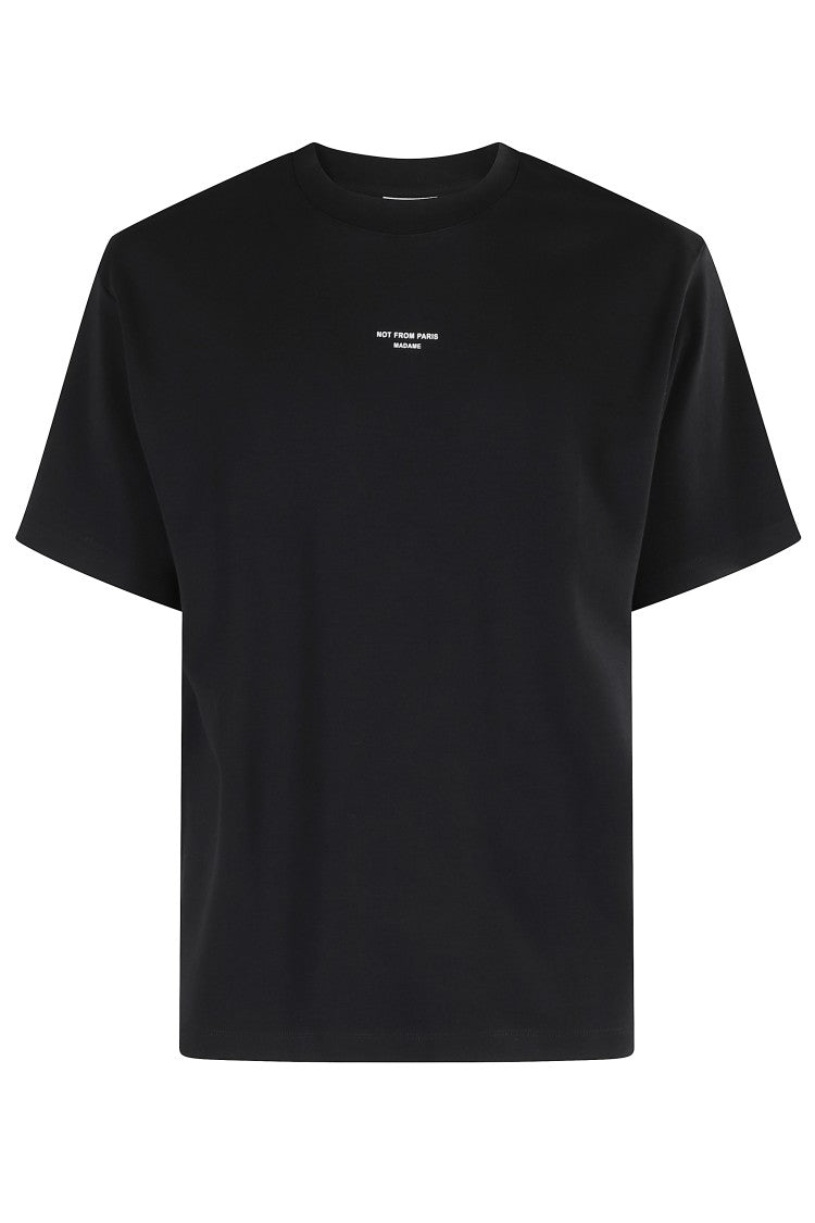 Drôle De Monsieur Classique Slogan T-Shirt