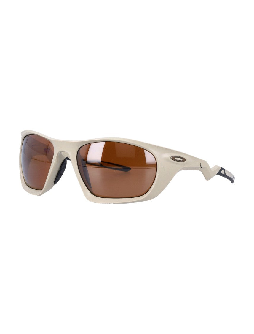 Oakley Matte Sand Lateralis Sunglasses With High-Wrap Frame