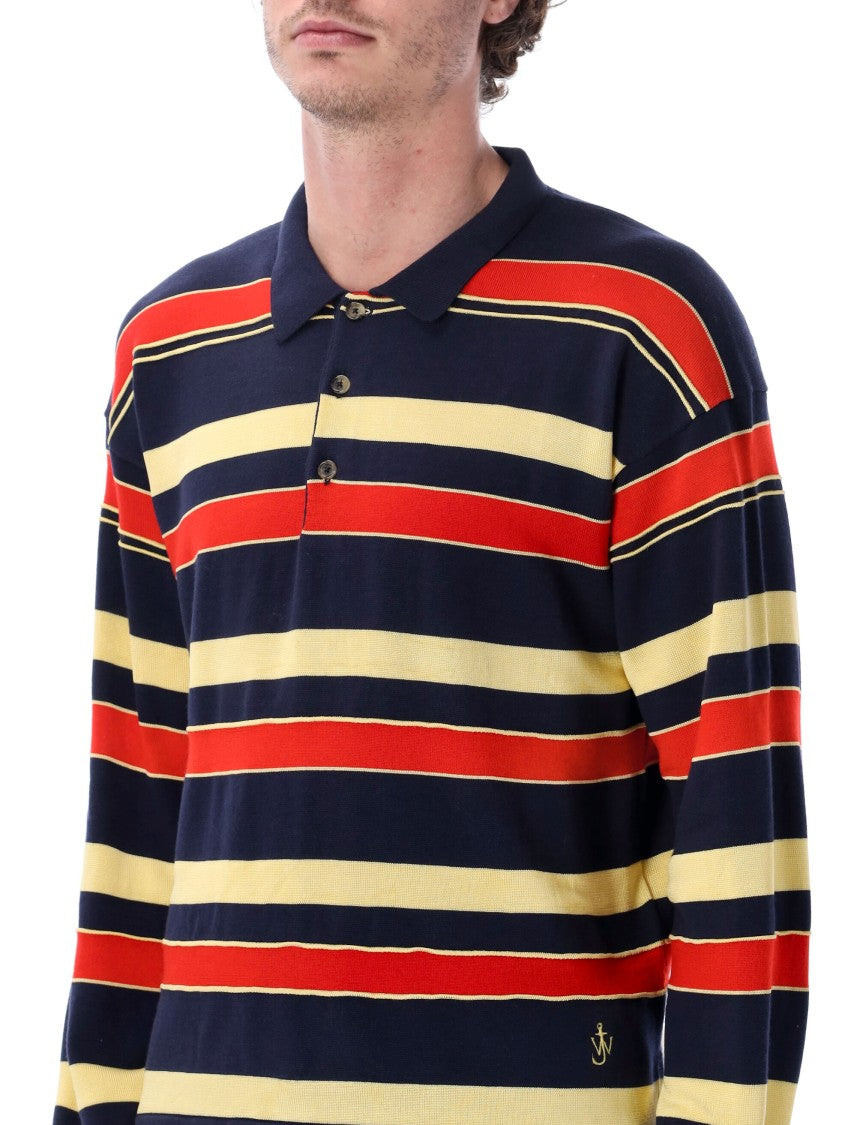 J. W. Anderson Striped Knitted Rugby Polo