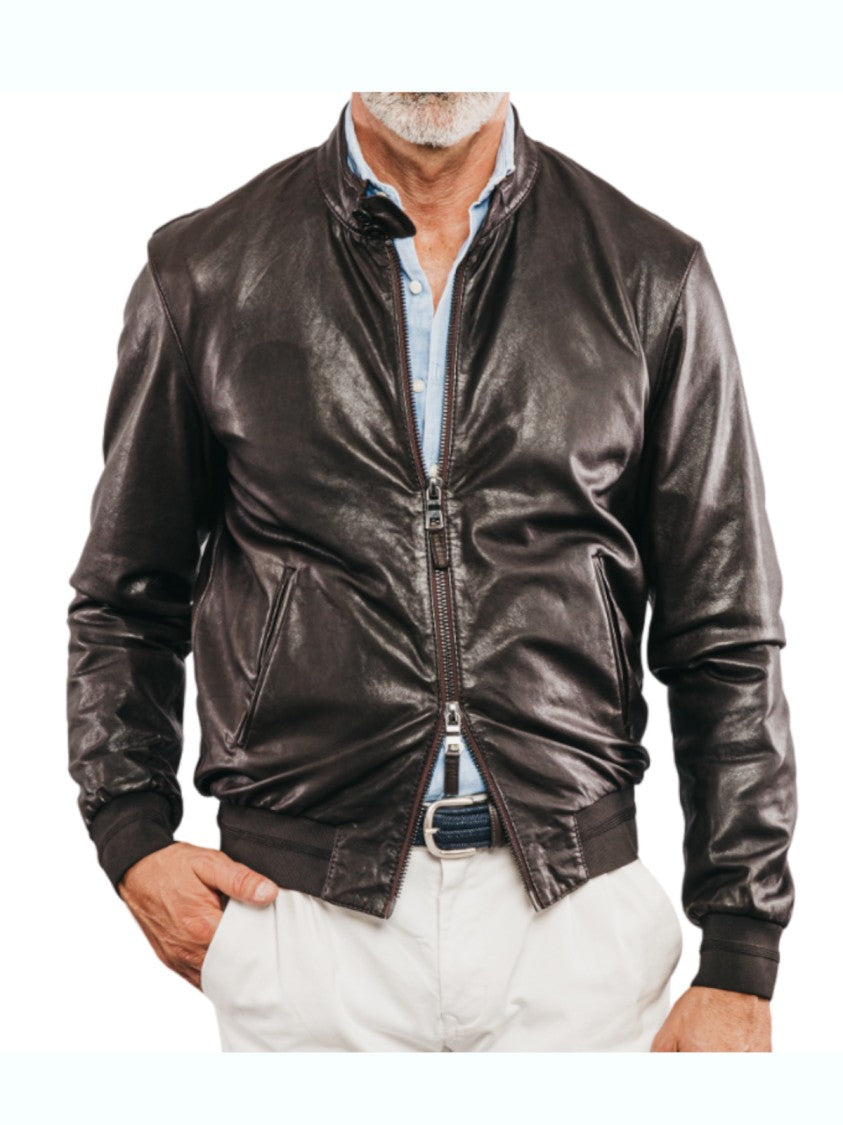 The Jack Leathers Smooth Leather Casual Jacket