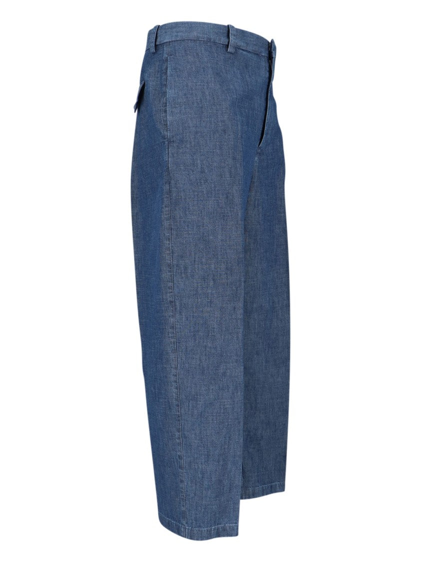 Jil Sander Tailored Pants – Blue