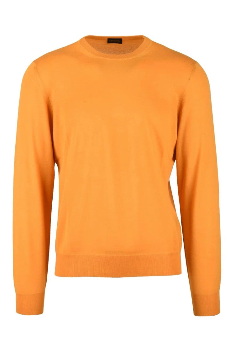 Drumohr Crew Neck Sweater Cashmere - Yellow