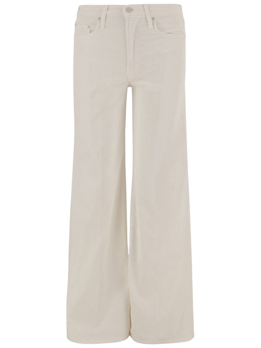 Mother Wide-Leg Jeans With Classic Five-Pocket Design And Relaxed Fit