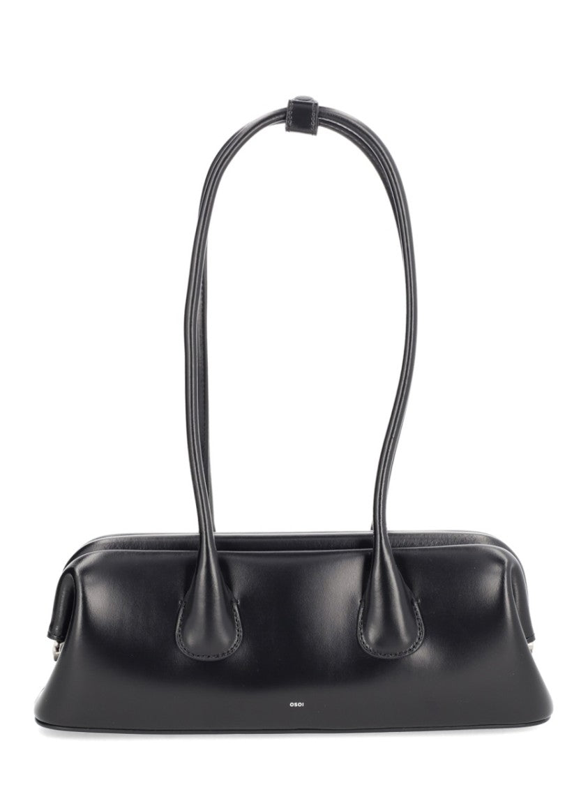 Osoi Sleek Elongated Mini Handbag With Glossy Finish