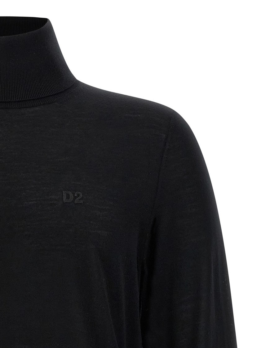 Dsquared2 Wool Turtleneck Sweater