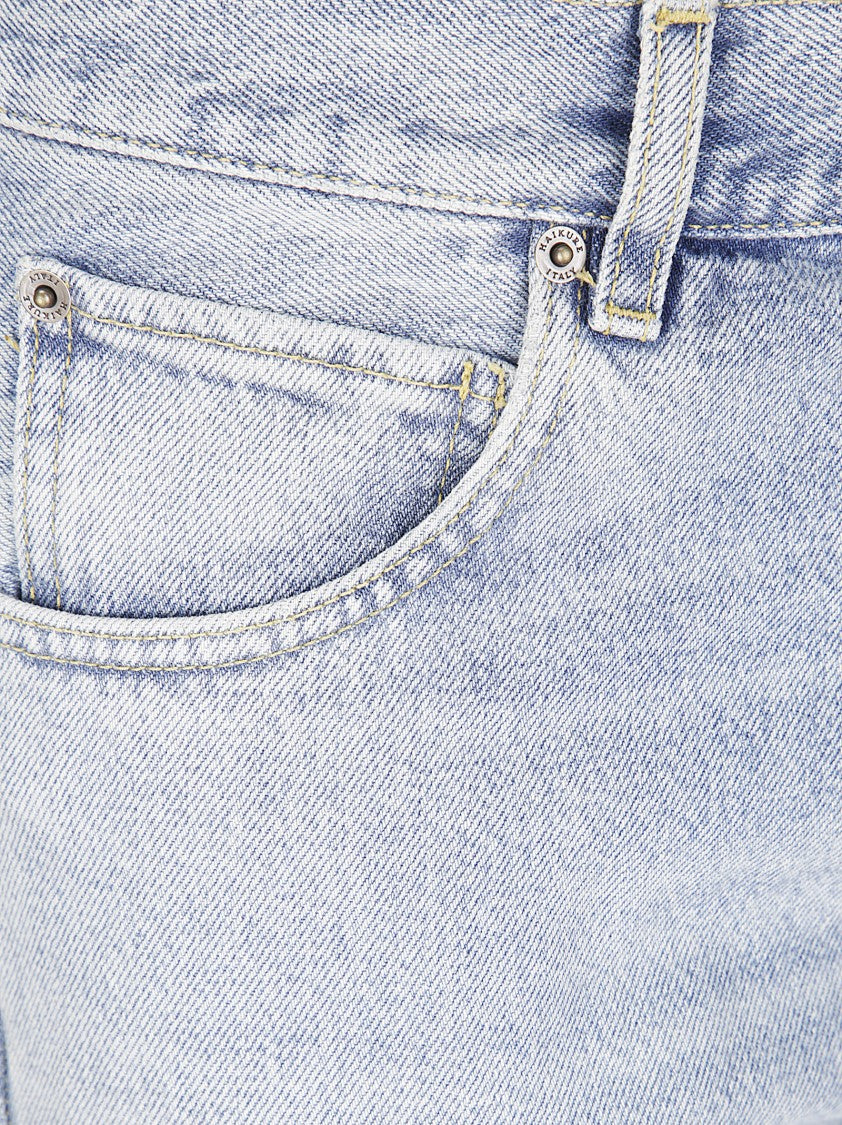 Haikure Authentic Wash Straight Leg Jeans With Faded Effect