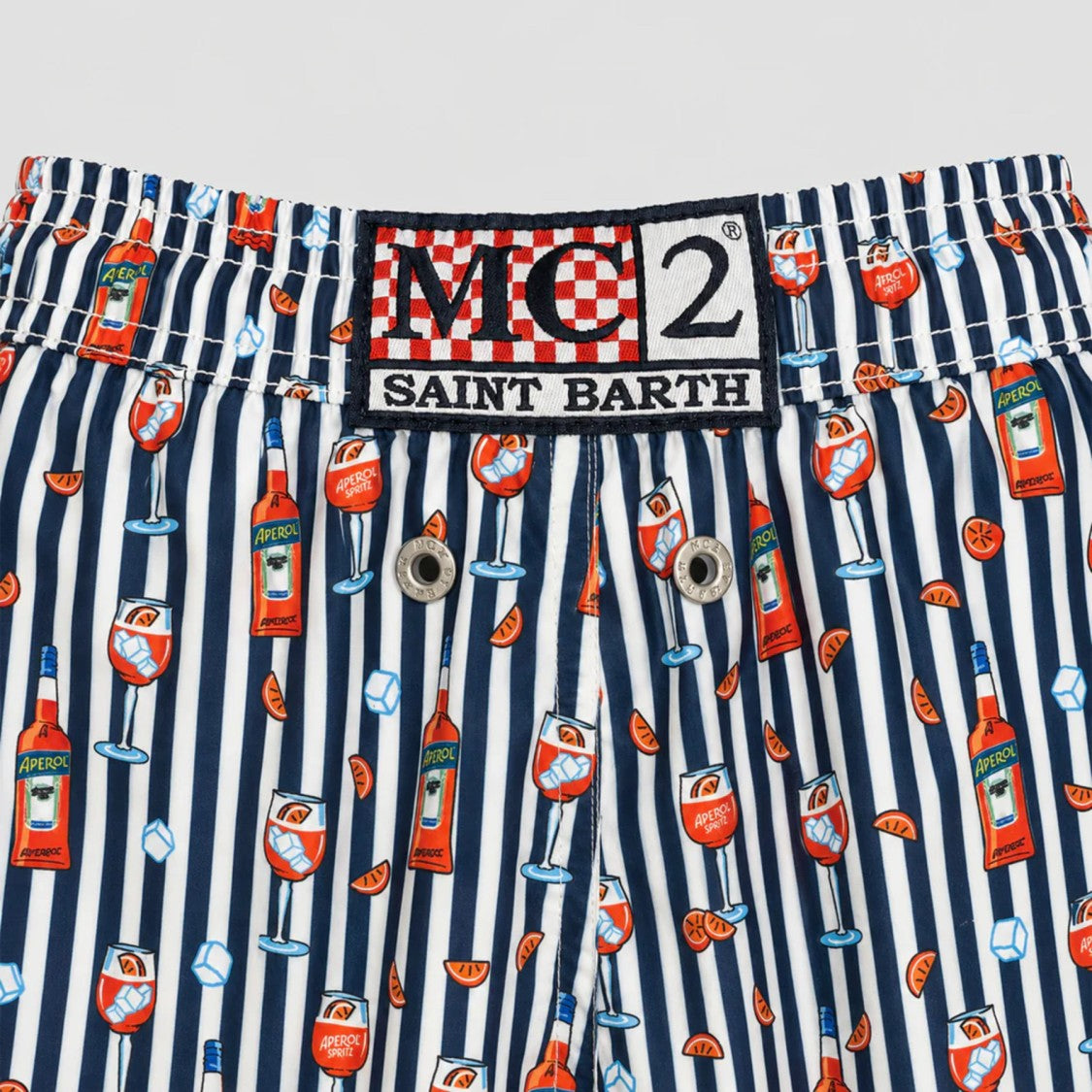 Mc2 Saint Barth Blue Lighting Micro Fantasy Swim Shorts