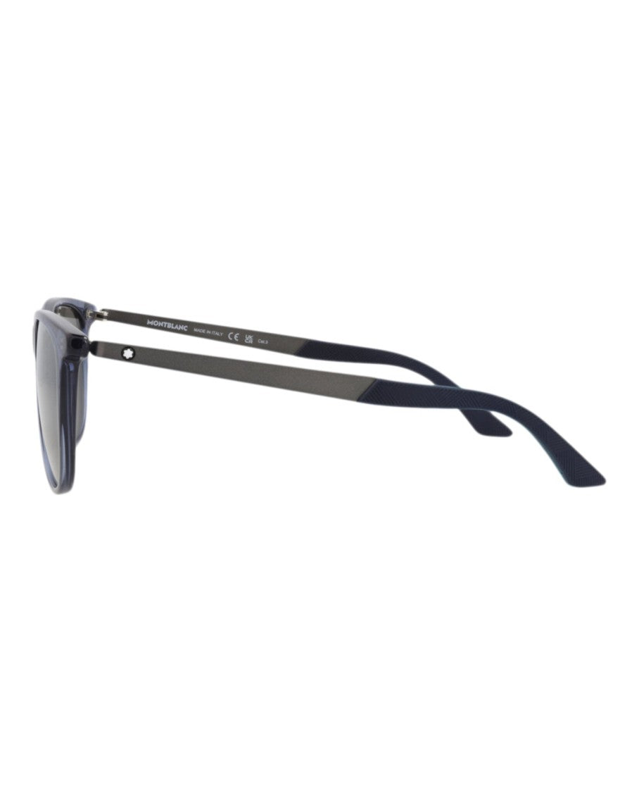 Montblanc Square-Frame Recycled Acetate Sunglasses