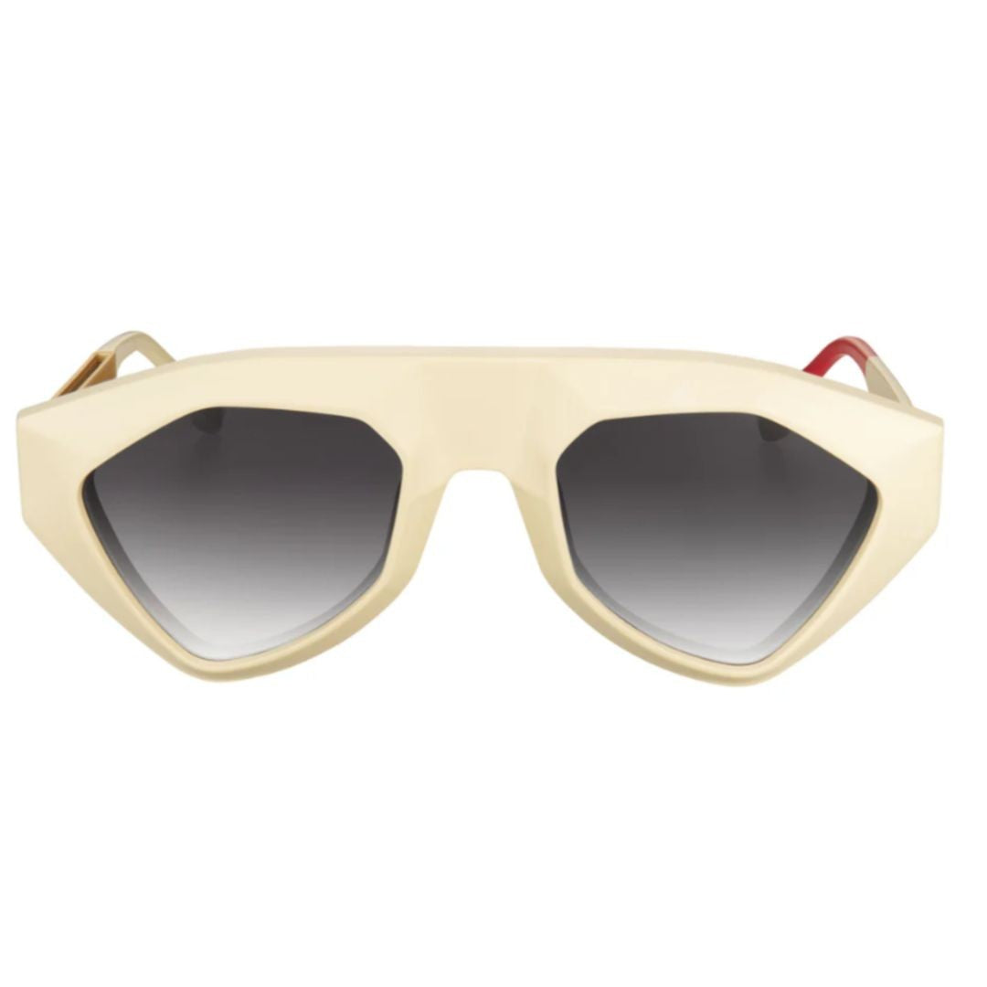 Vysen Sha Sh5 Geometric Frame Sunglasses With Textured Temples