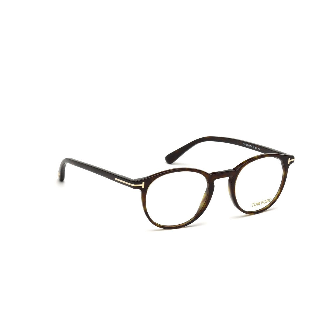 Tom Ford Ft5294 Classic Round Tortoiseshell Acetate Eyeglasses
