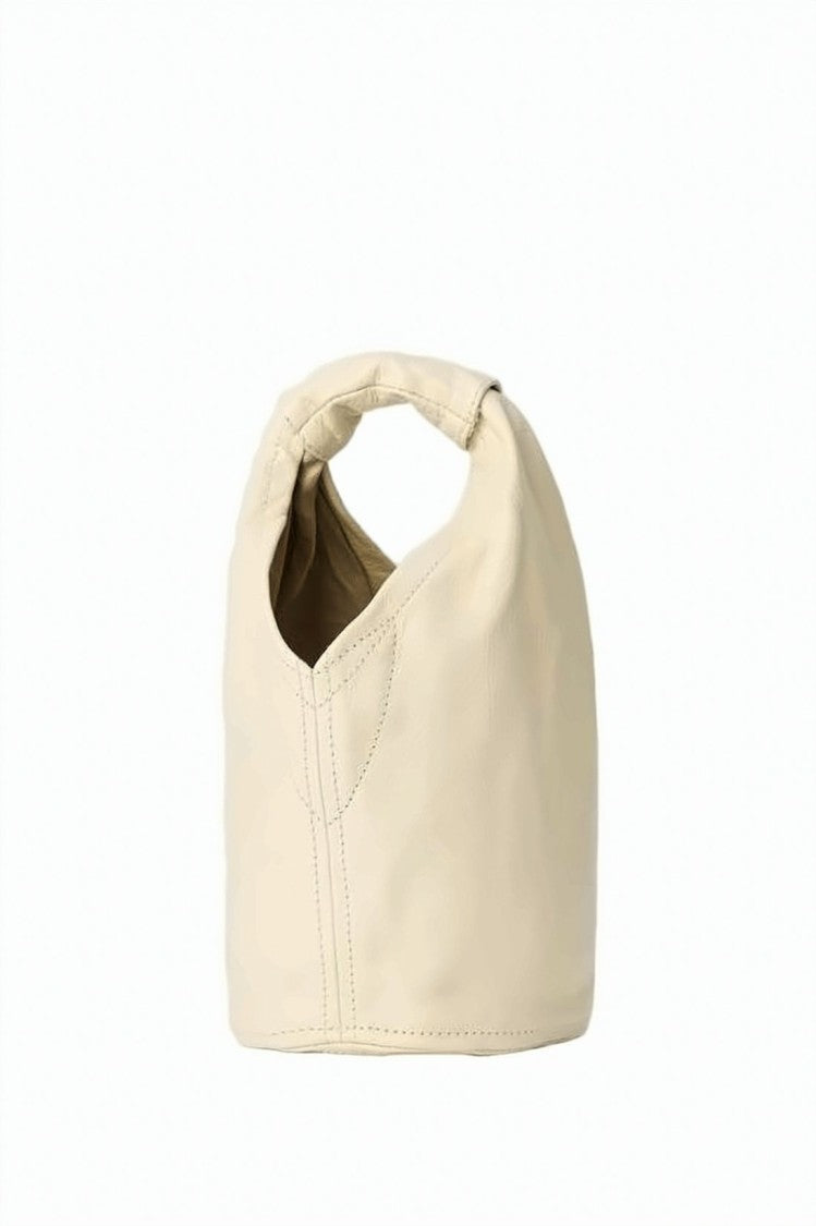 Our Legacy Cylindrical Soft Tote Bag In Smooth Cowhide Leather