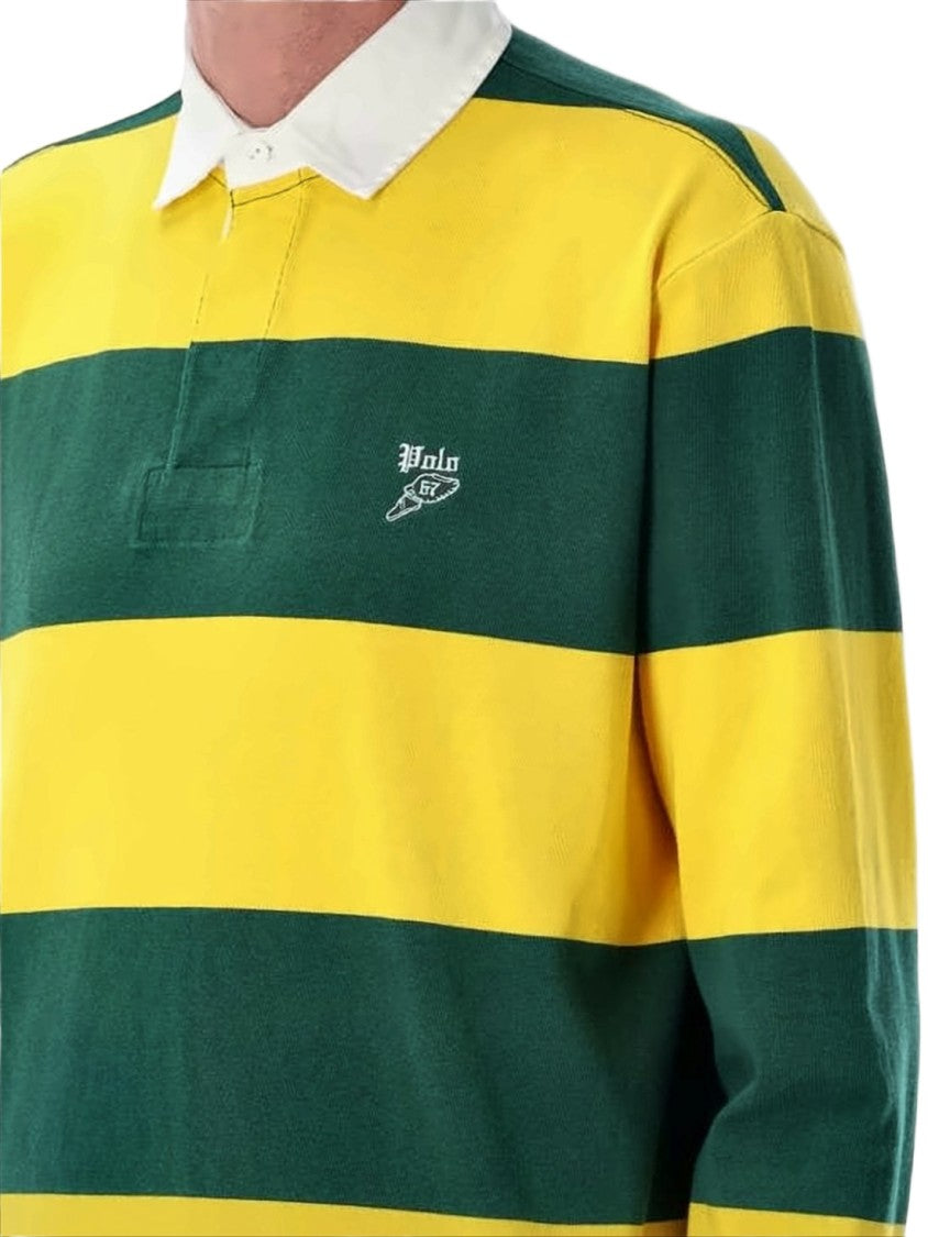Polo Ralph Lauren Horizontal Stripe Long-Sleeve Polo Shirt