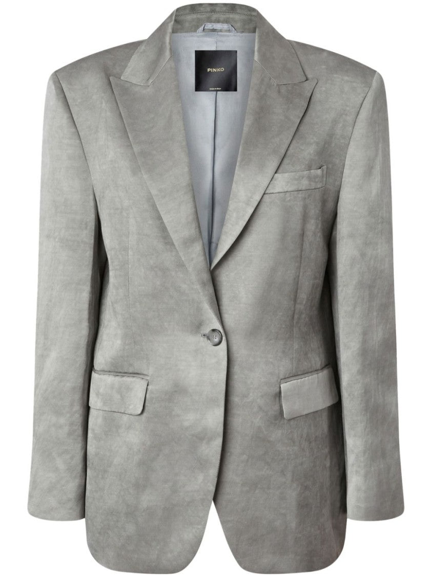 Pinko Ash Grey Blazer
