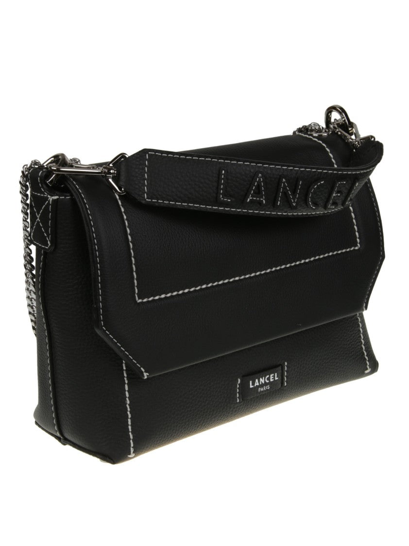 Lancel Ninon Soft Medium Flap Shoulder Bag