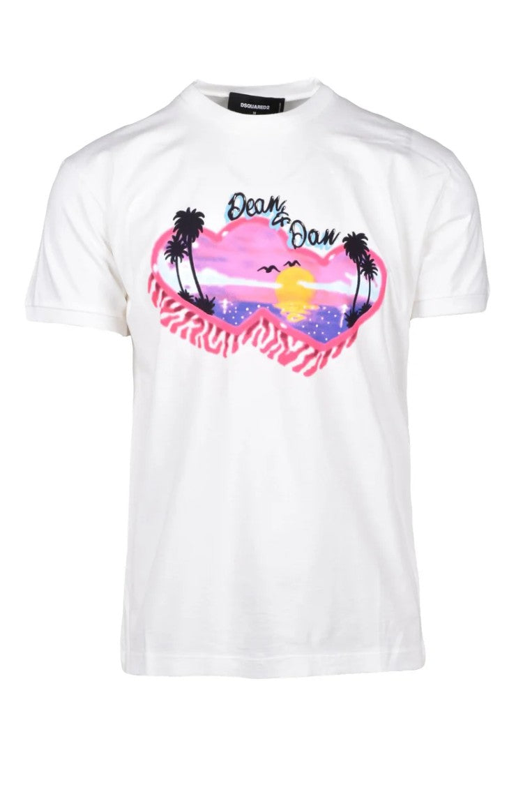 Dsquared2 Cotton T-Shirt - White Men