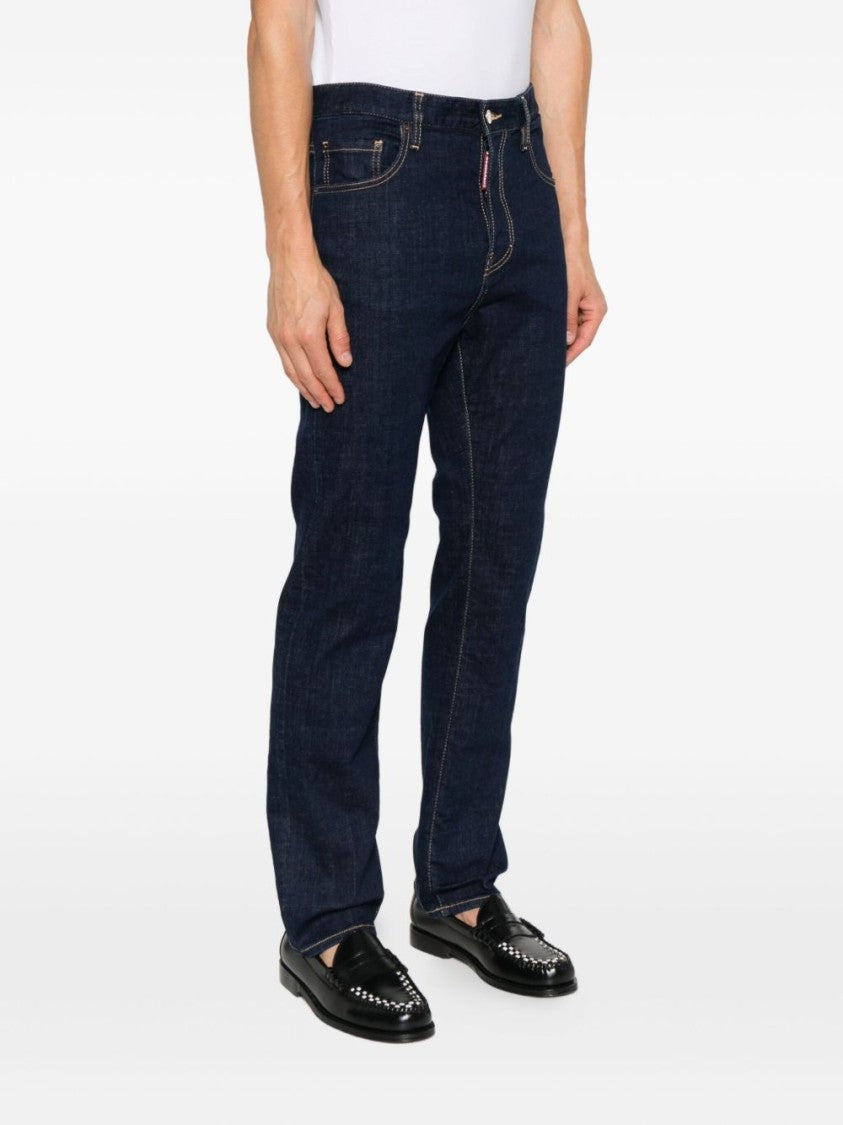 Dsquared2 Dark Blue Tailored Jeans