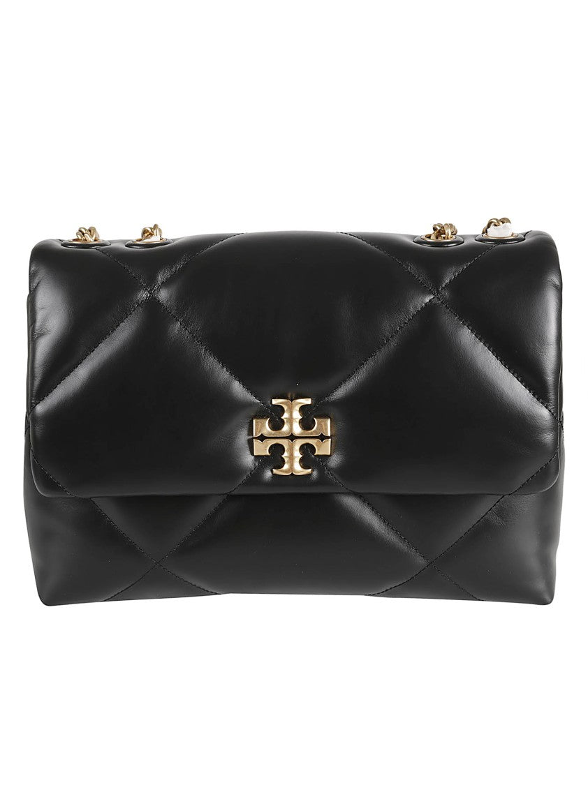 Tory Burch Diamond Quilted Black Shoulder Bag