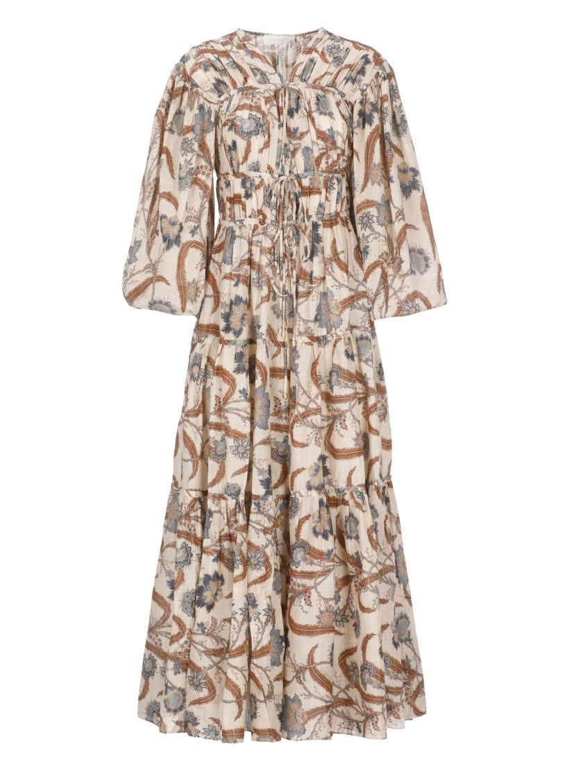 Zimmermann Ascension Tie Billow Dress