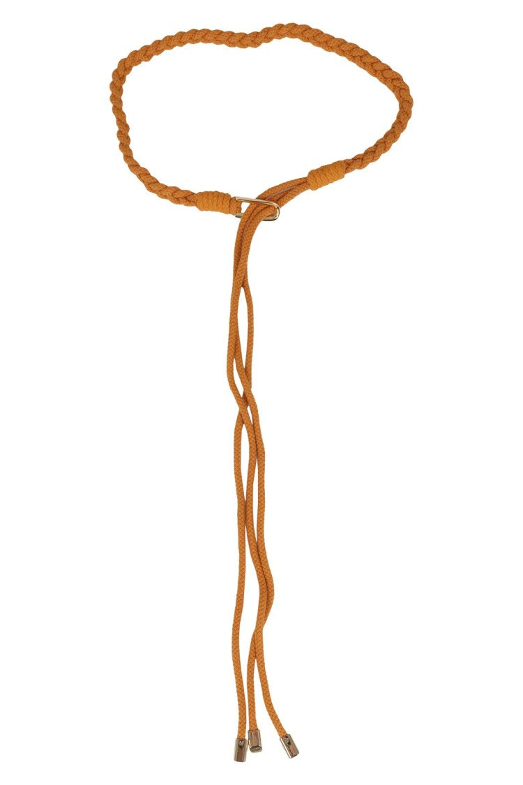 Federica Tosi Braided Orange Cotton Belt