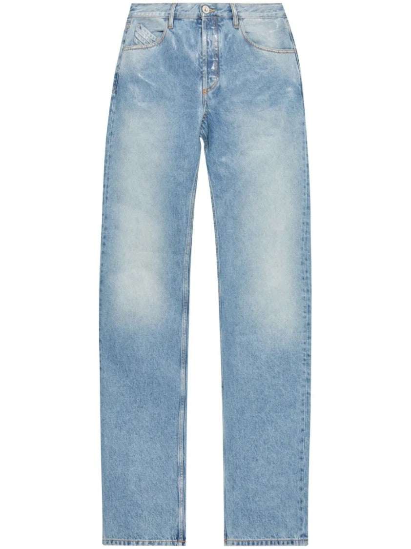 The Attico Relaxed-Fit Vintage-Inspired Light Blue Denim Pants