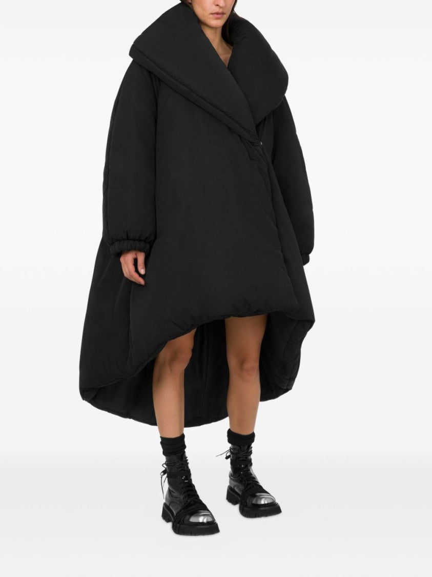 Moschino High Collar Black Down Coat