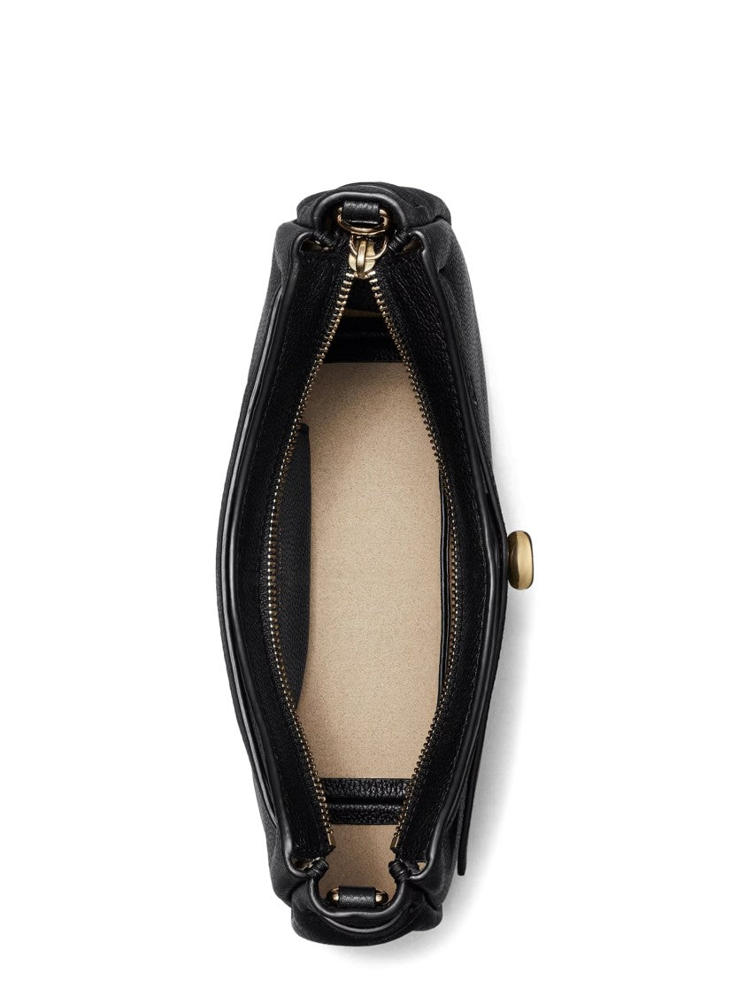 Tory Burch Textured Leather Crossbody Bag With Zip Closure