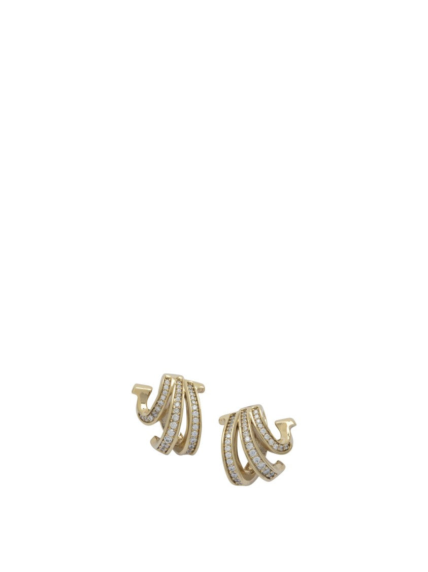 Ferragamo "Triplo Gancini" Earrings
