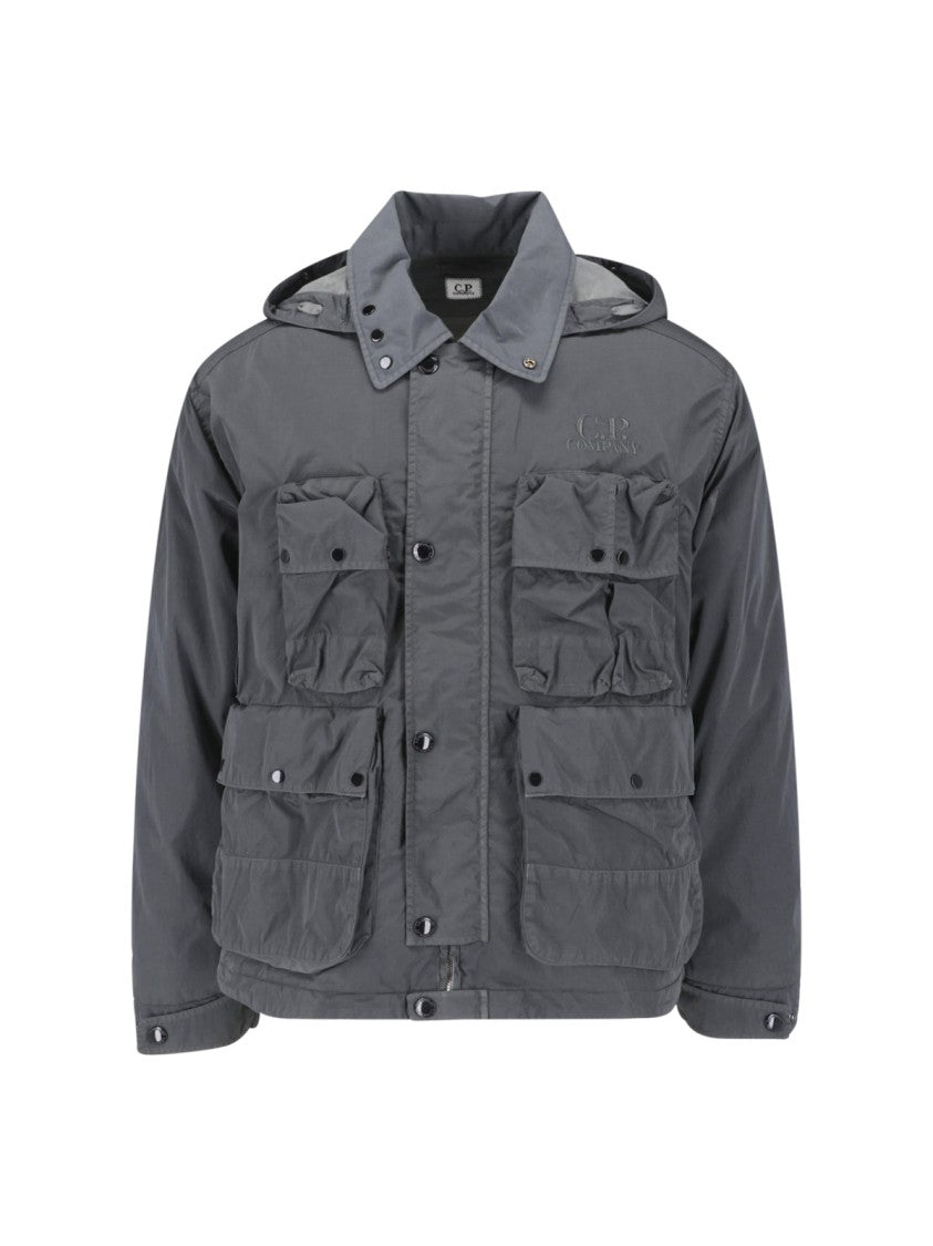 C.P. Company Heavy Chrome-R Jacket With Hood And Goggle Lenses