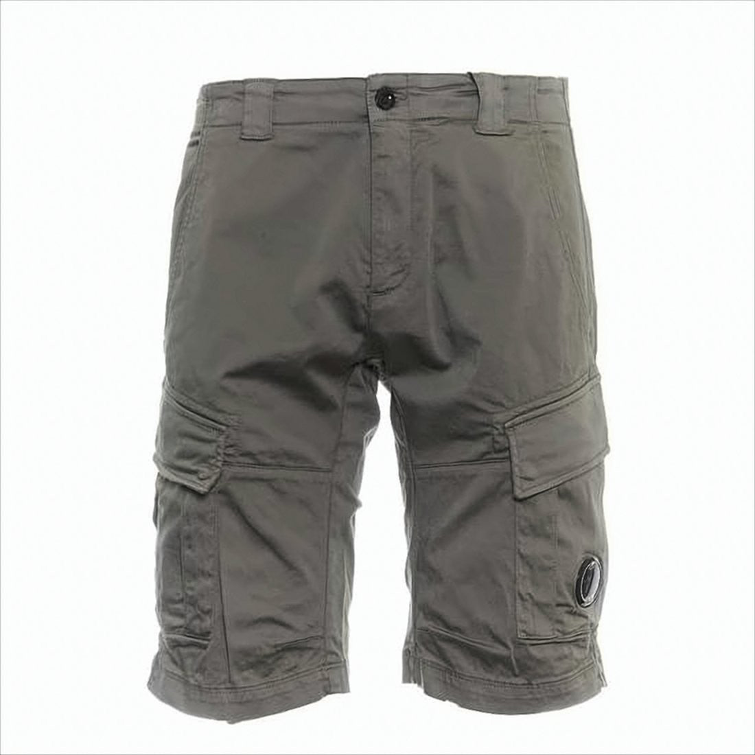 C.P. Company Utilitarian Shorts With Flap Pockets And Signature Lens Detail