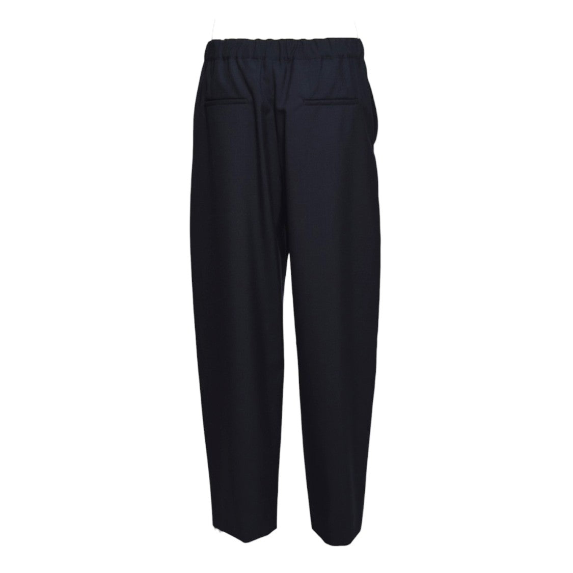 Marni Dark Blue Wool Straight Pants