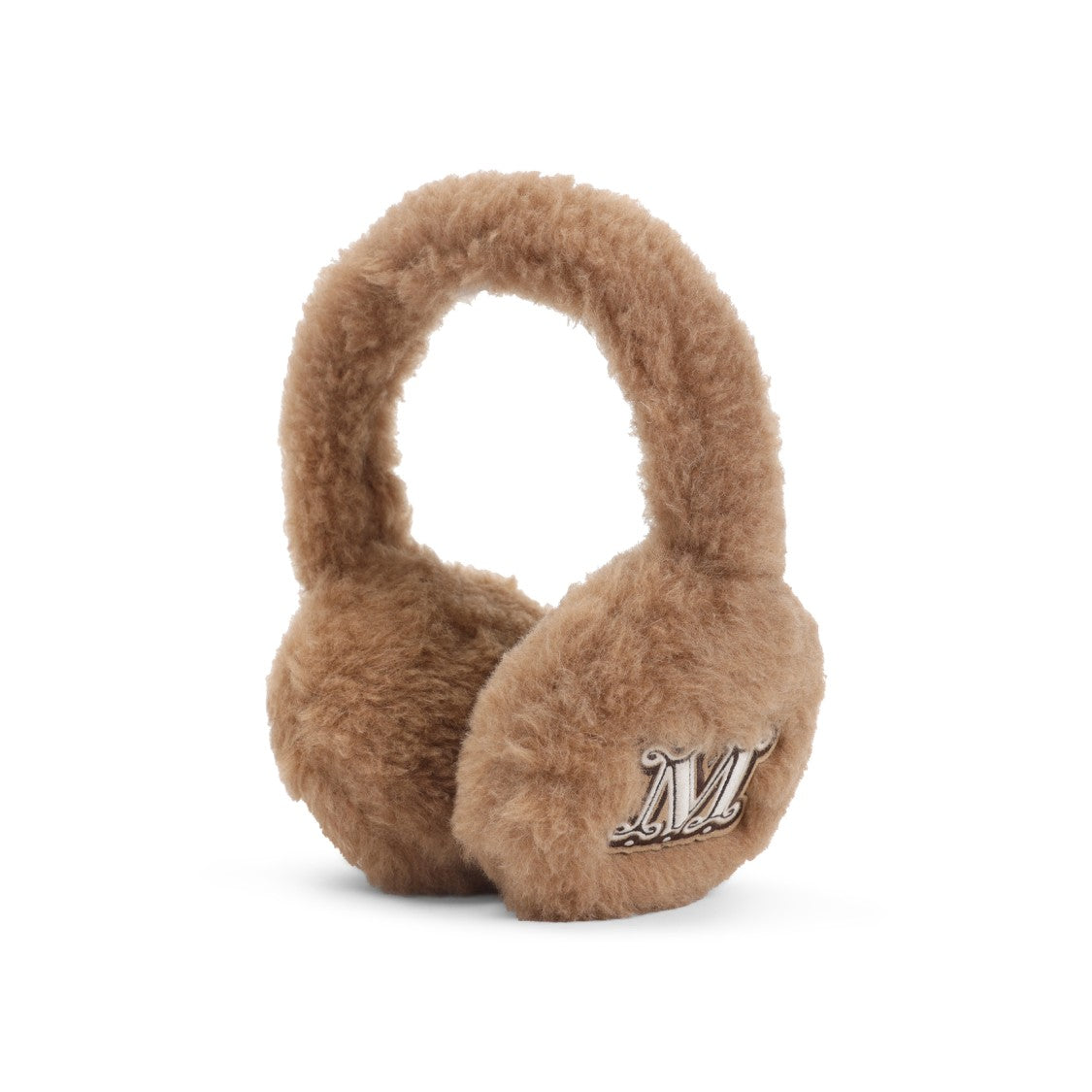 Max Mara Camel Brown Camel Wool Muffy Earmuff