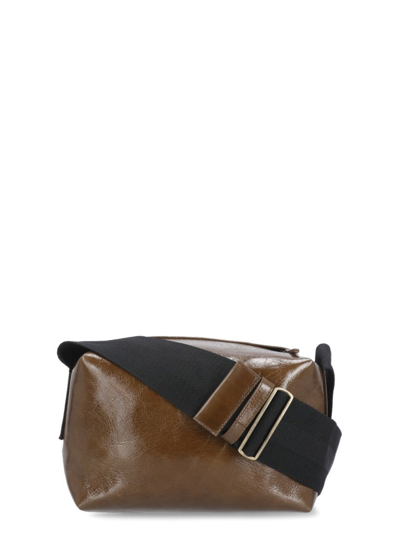 Uma Wang Leather Shoulder Bag