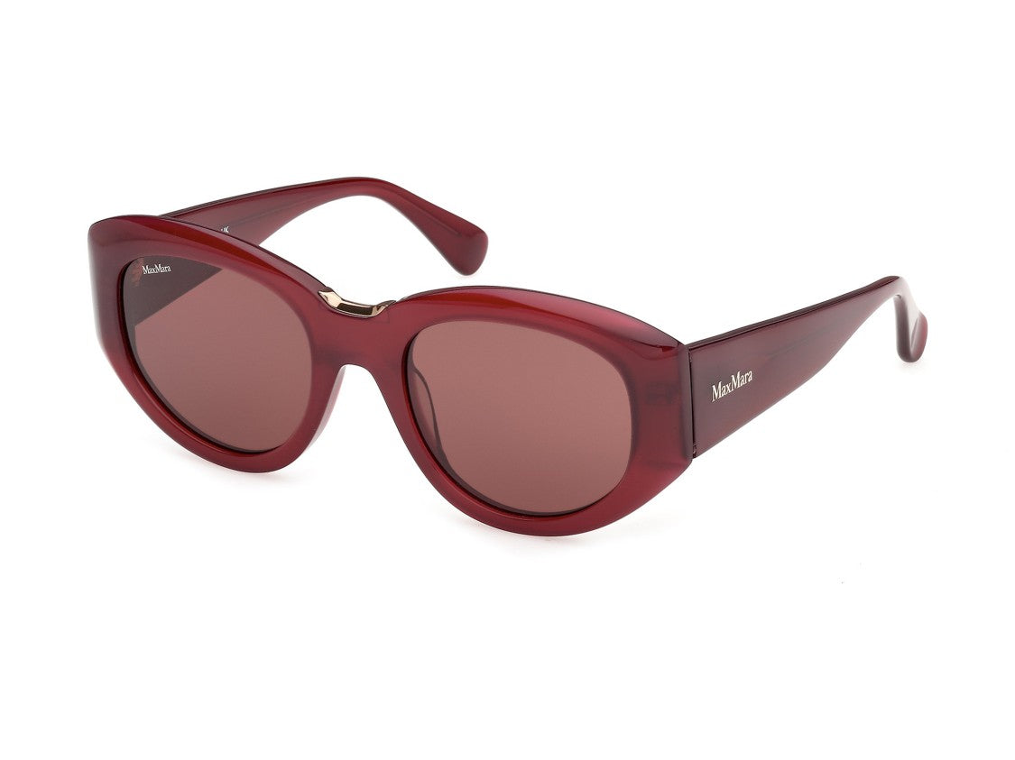 Max Mara Glossy Mm0198 Oversized Cat-Eye Acetate Sunglasses
