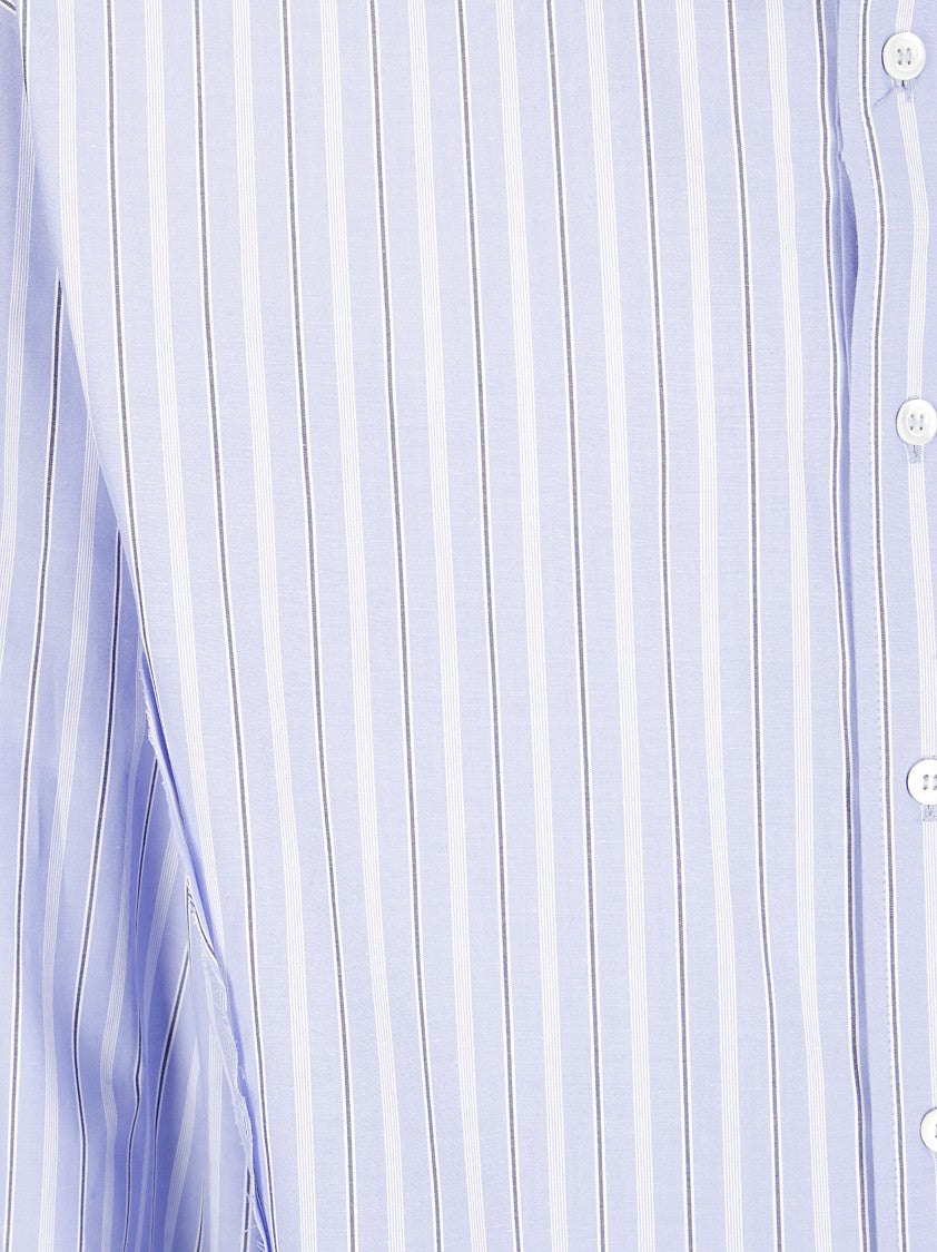 Maison Margiela Classic White Longsleeved Shirt With Structured Collar