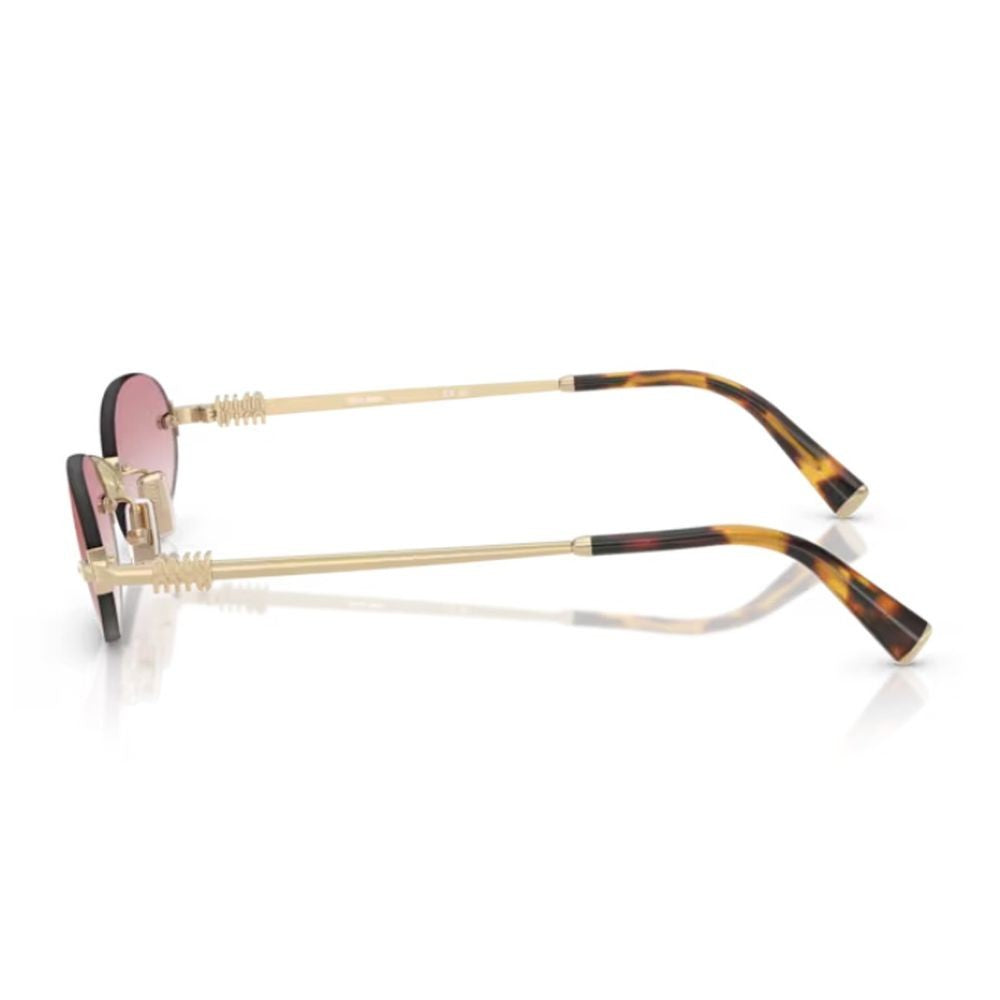 Miu Miu 0Mu A54s Logo Rimless Oval Sunglasses