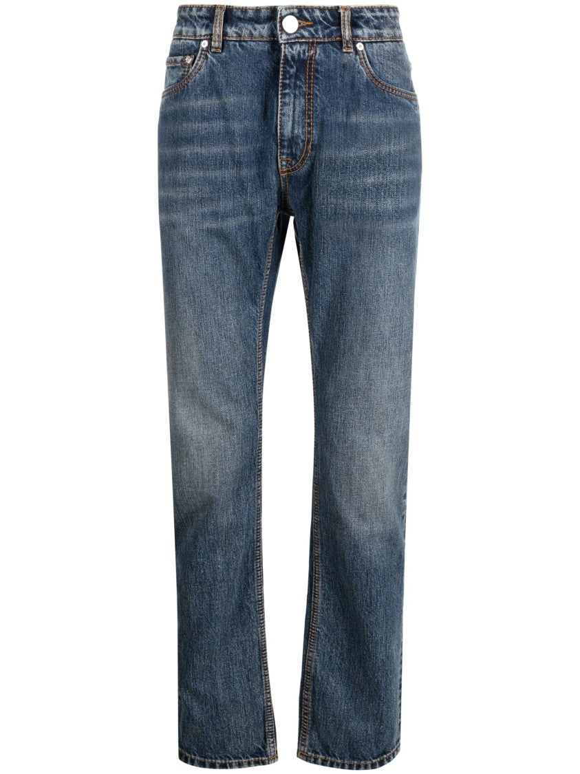 Etro Straight Denim Jeans With Timeless Blue Hue